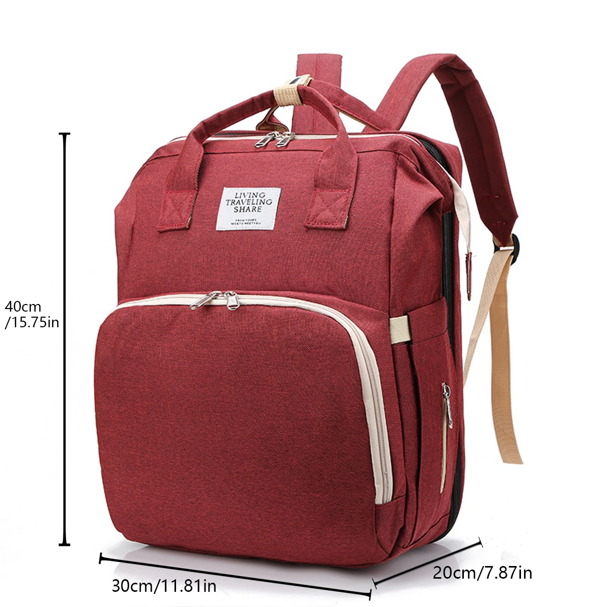 Portable Baby Bed Diaper Bag