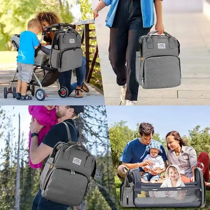 Portable Baby Bed Diaper Bag