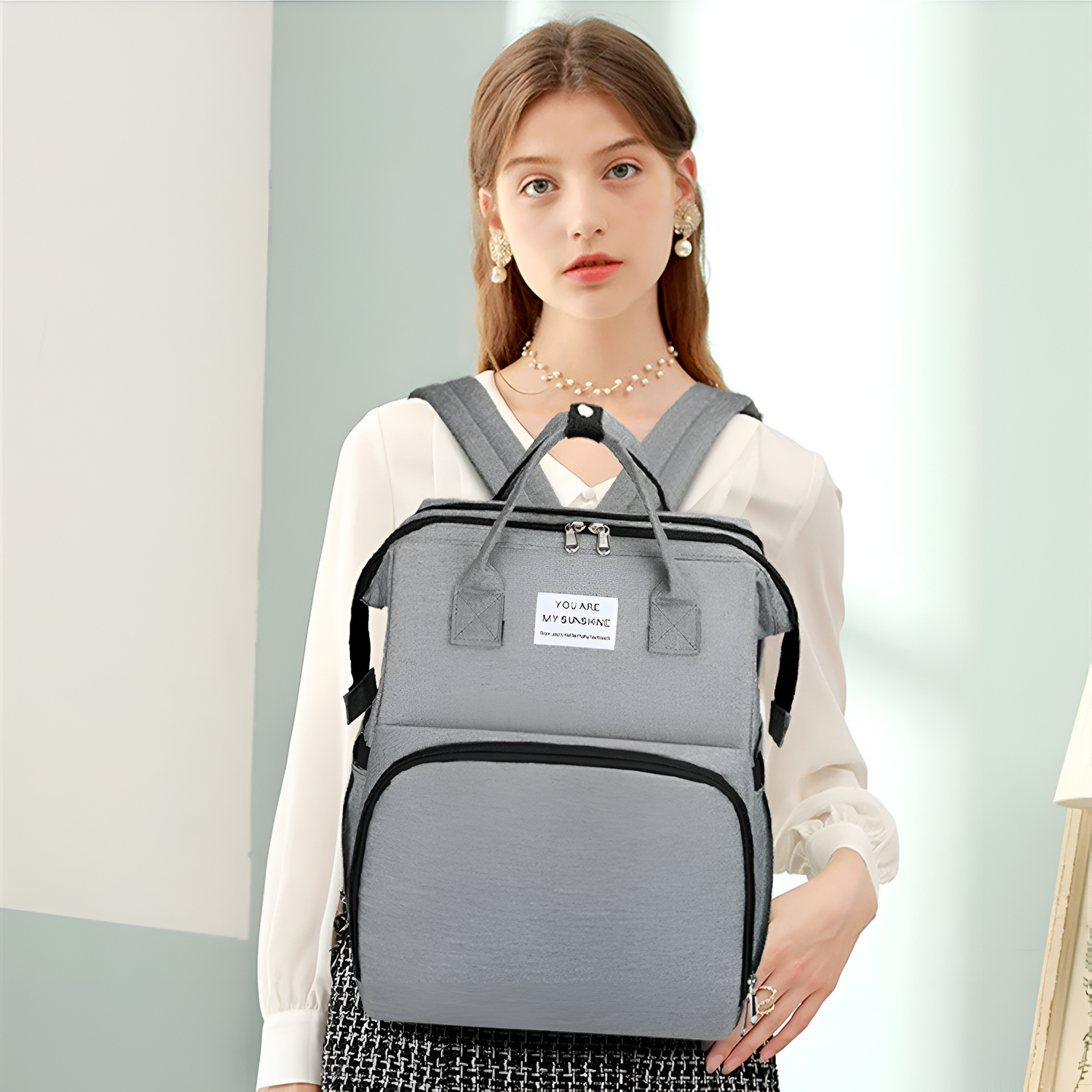 Portable Baby Bed Diaper Bag